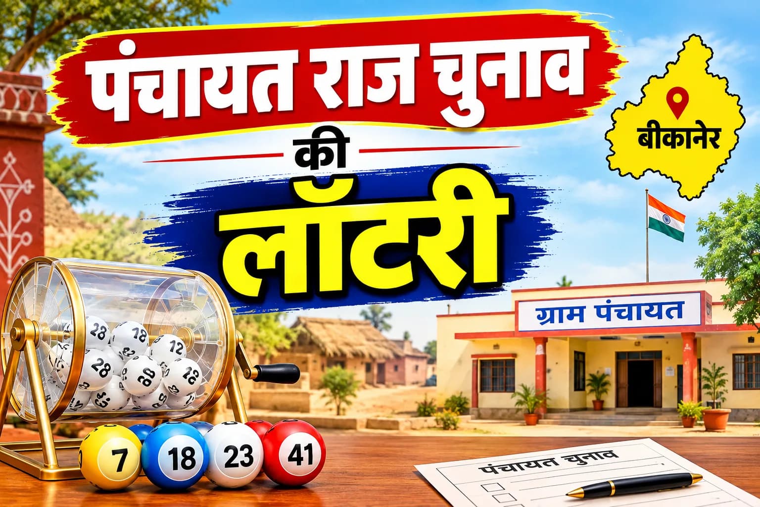 पंचायत आम चुनाव: प्रधान, जिला परिषद तथा पंचायत समिति सदस्यों के आरक्षण के लिए लॉटरी कल