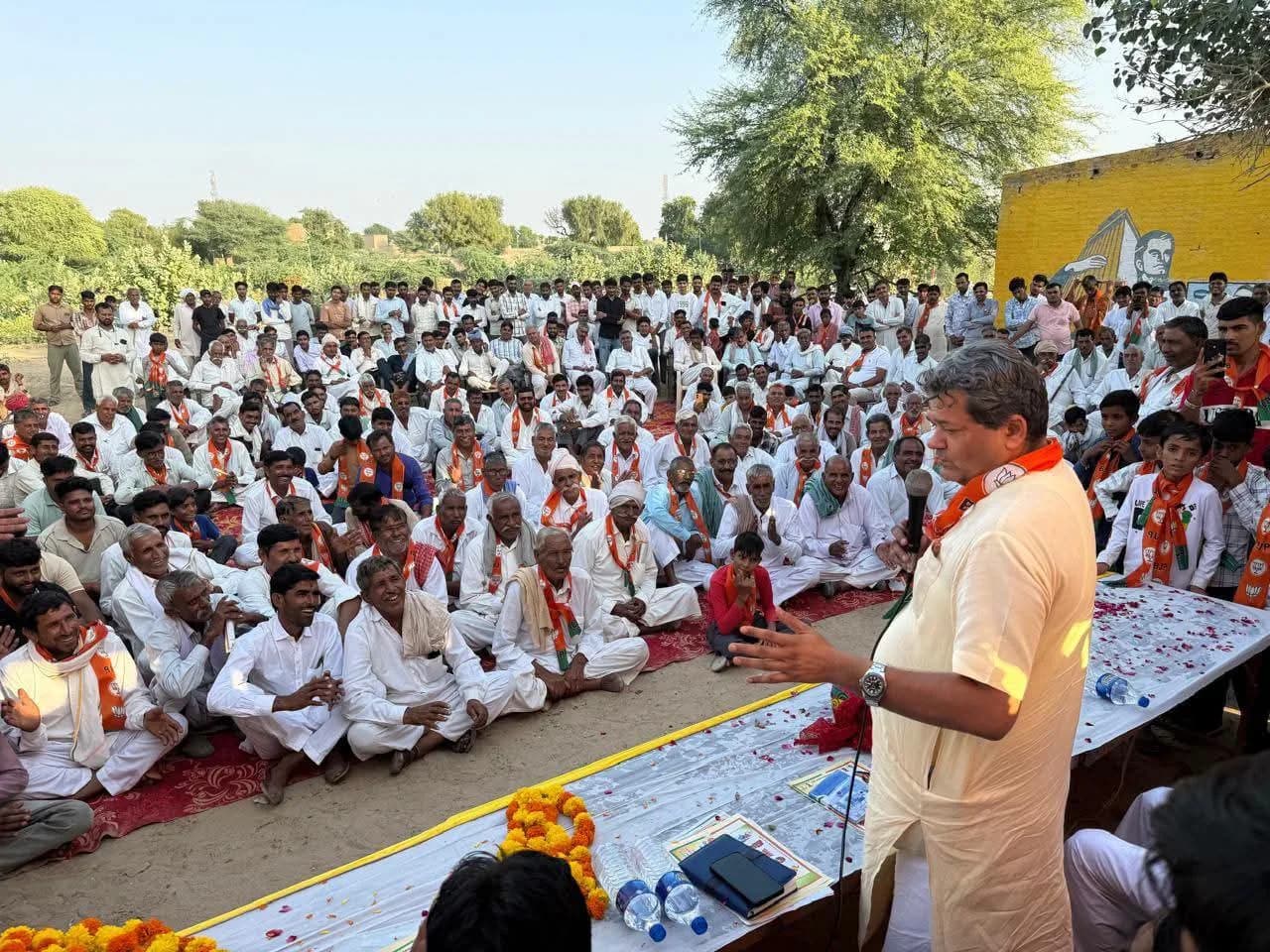 मंत्री सुमित गोदारा ने काकड़वाला में की चुनावी सभा, भाजपा प्रत्याशियों को जिताने का किया आह्वान