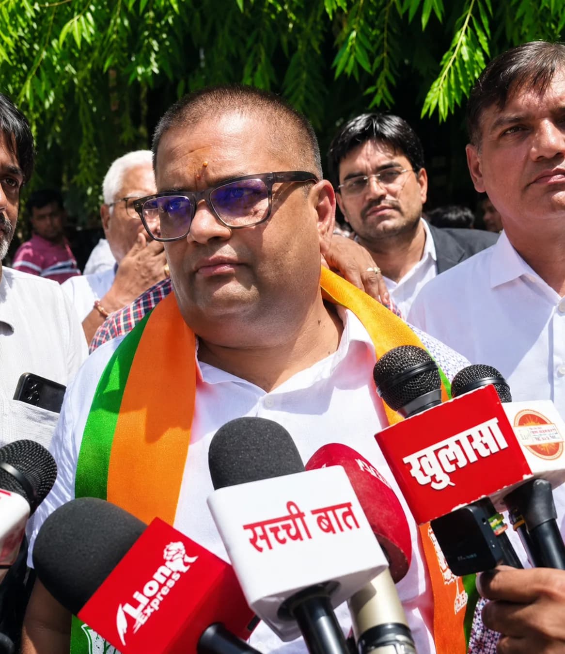 बीकानेर नगर निगम चुनाव : वार्ड 75 से बीजेपी के महावीर रांका ने भरा नामांकन, बाद में वार्ड में हुआ स्वागत कार्यक्रम