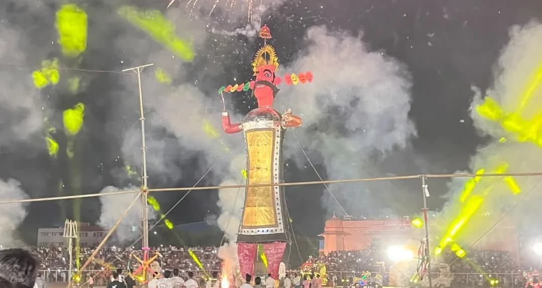 बीकानेर में बुराई पर अच्छाई की जीत का प्रतीक दशहरा पर्व बड़े उत्साह और धूमधाम के साथ मनाया गया
