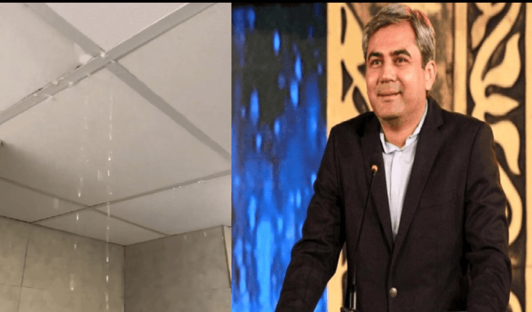 Pakistan faced embarrassment in the middle of Champions Trophy 2025, Gaddafi Stadium roof leaked before semi-final