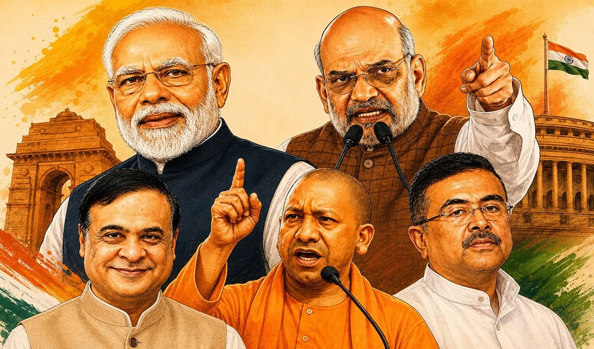 नई भाजपा के रोल मॉडल हैं योगी, हेमंत और शुभेंदु अधिकारी !