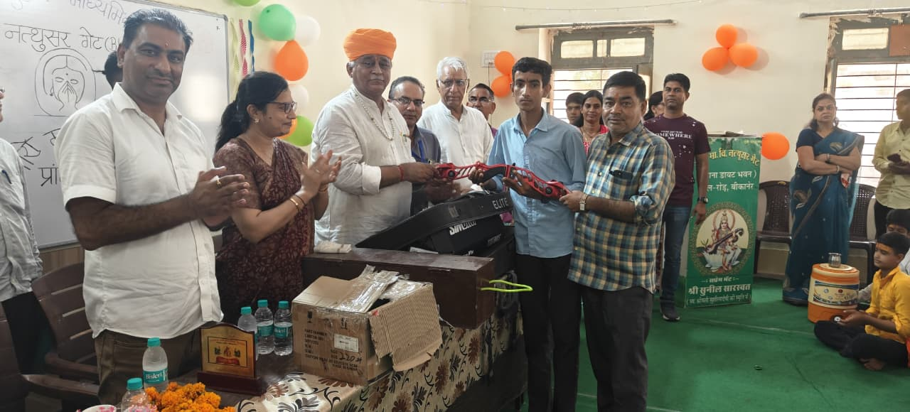 विधायक श्री जेठानंद व्यास ने युवा तीरंदाजों के लिए उपलब्ध करवाए आवश्यक उपकरण